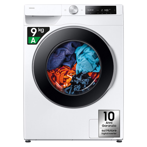 Image of Samsung WW90DG6U25LE lavatrice Caricamento frontale 9 kg 1400 Giri/min Bianco