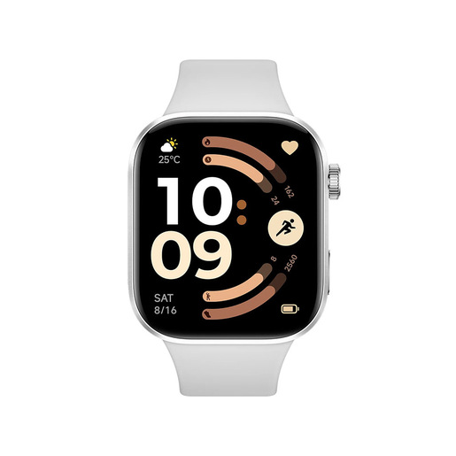 Xiaomi Redmi Watch 6 NFC 5,26 cm (2.07'') AMOLED 46.5 mm Digitale 432 x 514 Pixel Touch screen Argento GPS (satellitare)