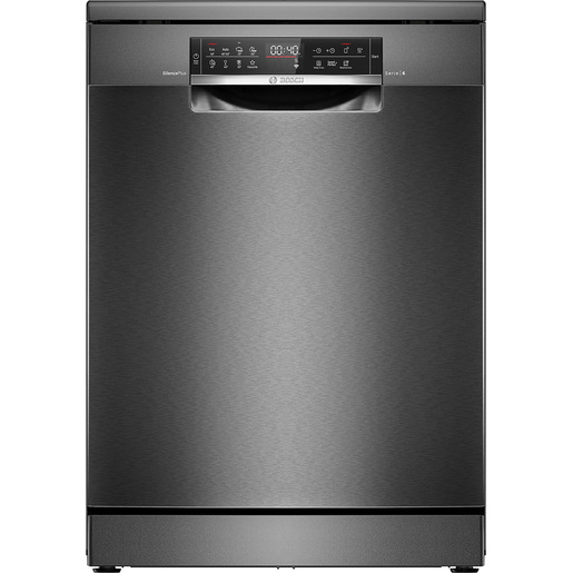 Image of Bosch Serie 6 SMS6ECC12E Lavastoviglie da libera installazione 60 cm Acciaio nero Classe A
