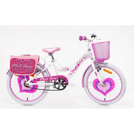 Image of F.lli Schiano Schiano Pink Love 20'' 6-10 anni biancabBicicletta per bambini alti 120-155cm
