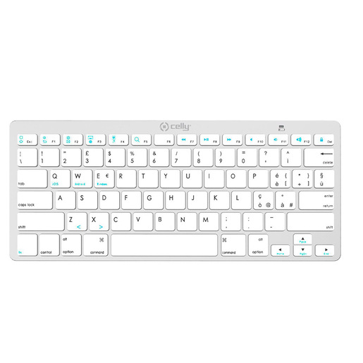 Image of Celly SWKEYBOARDBT tastiera Universale QWERTY Bianco