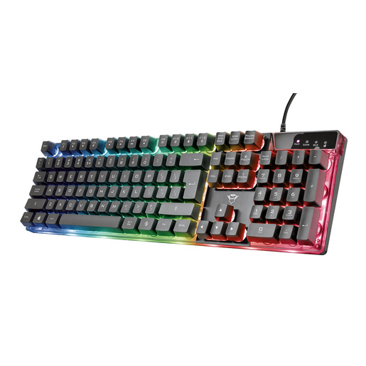 Image of Trust GXT 835 Azor tastiera Gaming USB QWERTY Italiano Nero