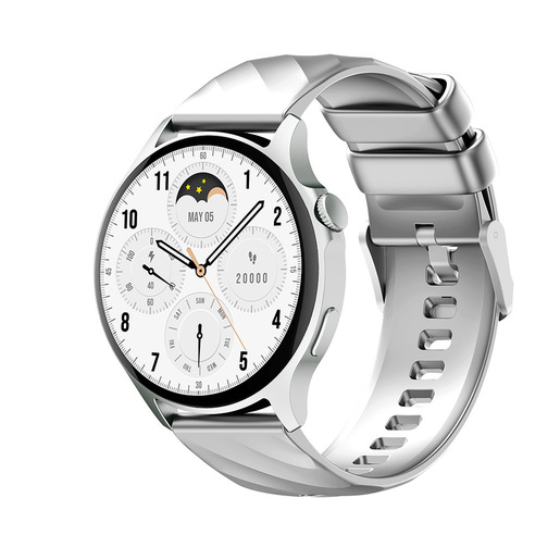 Image of IOPLEE IOPEXTWATCH671GR smartwatch e orologio sportivo 3,63 cm (1.43'') AMOLED Digitale 466 x 466 Pixel Touch screen Argento