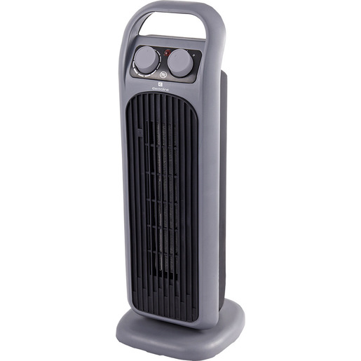 Image of Electroline CTHE208 stufetta elettrica Interno Grigio 2000 W Riscaldatore ambiente elettrico con ventilatore