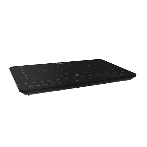 Electroline ELNFDATHI3500B piano cottura Nero Superficie piana Piano cottura a induzione 2 Fornello(i)