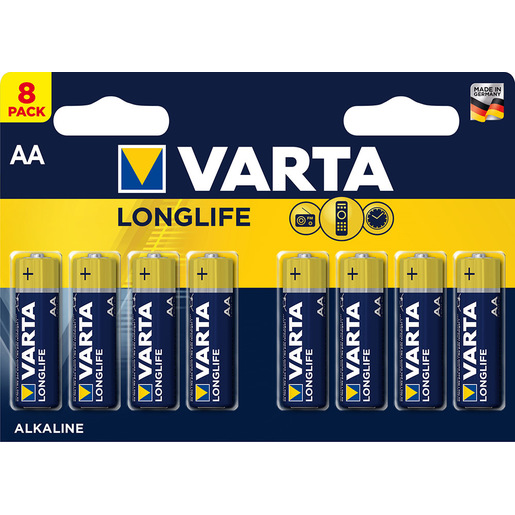 Image of Varta Longlife AA Batteria monouso Stilo AA Diossido di zinco-manganes