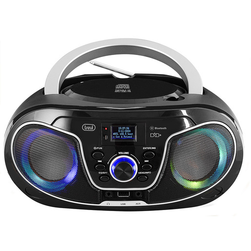 Image of Trevi STEREO PORTATILE BOOMBOX CD DAB DAB+ USB WIRELESS AUX-IN CMP 588