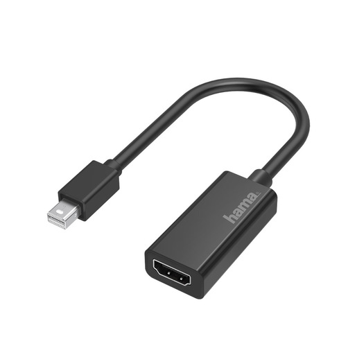 Image of Hama Cavetto adattatore Mini DisplayPort M/ Hdmi F, ultra HD 4 K, compatibile Thunderbolt, nero