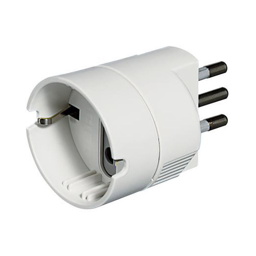Image of bticino S3623D adattatore per presa di corrente Bianco
