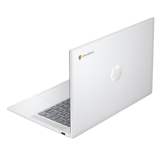 HP Chromebook 14a-nf0011nlx Intel® N N100 35,6 cm (14'') Full HD 4 GB LPDDR5-SDRAM Wi-Fi 6E (802.11ax) ChromeOS Argento