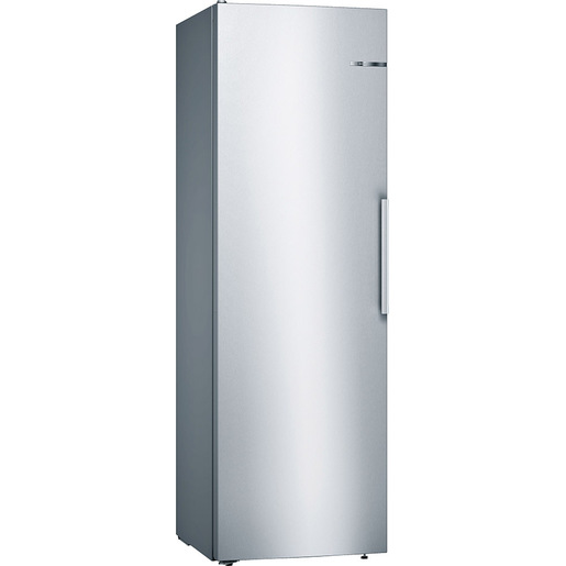 Image of Bosch Serie 4 KSV36VLEP Frigorifero Monoporta da libera installazione 186 x 60 cm Metal look Classe E