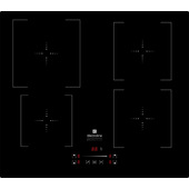 Electroline IHES4S61 Piano Cottura A Induzione Nero Da Incasso 60Cm 4 Zone Power Manager-image