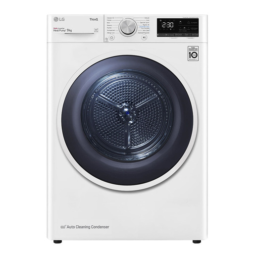 Image of LG RH90V9AVHN asciugatrice Libera installazione Caricamento frontale 9 kg Bianco