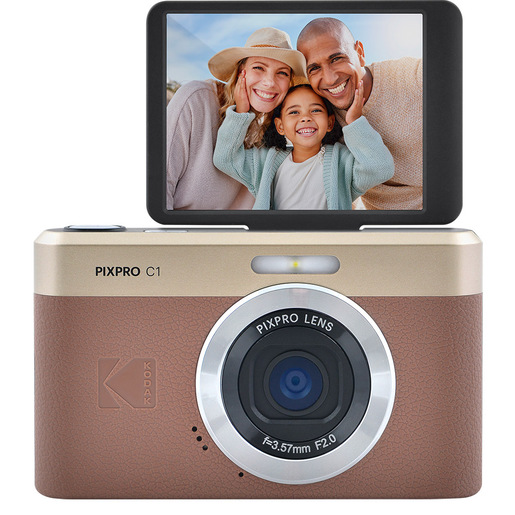 Image of Kodak PIXPRO C1BN fotocamera digitale 1/3'' Fotocamera compatta 13 MP CMOS 4160 x 3120 Pixel Marrone cod015