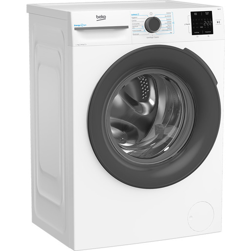 Image of Beko b300 BMSUR7126EA: Lavatrice 7kg Slim, Classe A, 1200giri, tecnologia EnergySpin™, funzione a vapore SteamCure™, cassetto detersivo autopulente