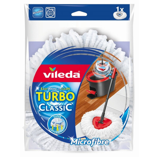 Image of Vileda EasyWring & Clean Turbo Classic Testa del mocio Bianco