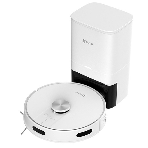 Image of EZVIZ RE4 PLUS Aspirapolvere lavapavimenti robot con base svuota polvere, connesso con app
