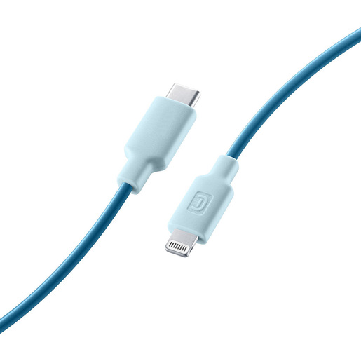 Cellularline Stylecolor Cable 100cm - USB-C to Lightning Cavo colorato da USB-C a Lightning