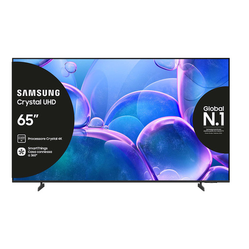 Image of Samsung Crystal UHD 65'' UE65U7000FUXZT 4K, Processore Crystal 4K, HDR, Smart Experience, OTS Lite & Adaptive Sound, Metal Stream Design, Smart TV, 2025