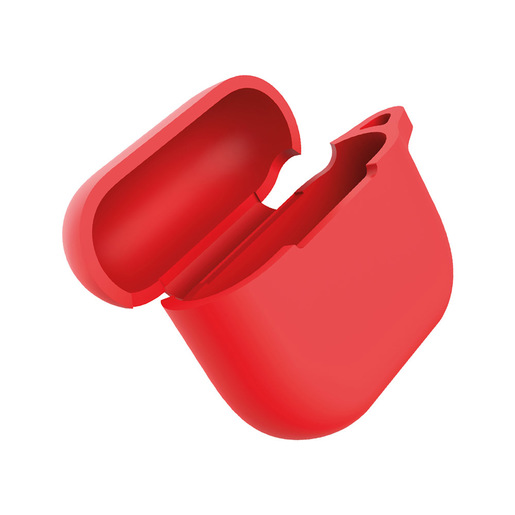 Image of Eva Fruit Custodia AirPods 3 in silicone morbido con base piatta - rosso