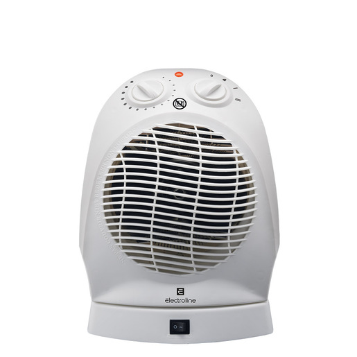 Image of Electroline FHE205OSC5 stufetta elettrica Interno Bianco 2000 W Riscaldatore ambiente elettrico con ventilatore