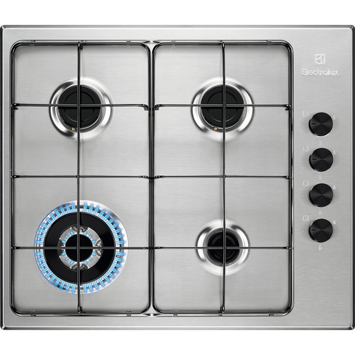 Image of Electrolux Serie 300 EGS6414X Piano cottura a gas Slim side control 60cm