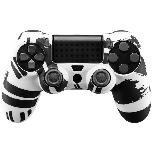 Image of Qubick Controller Skin Nero Bianco (PS4)