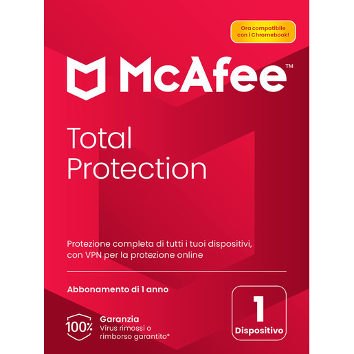 Image of McAfee ® Total Protection 1 dispositivo (Windows®/Mac®/Android/iOS), a