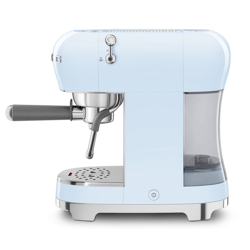 Image of Smeg Macchina da Caffè Espresso Manuale 50's Style – Azzurro LUCIDO –