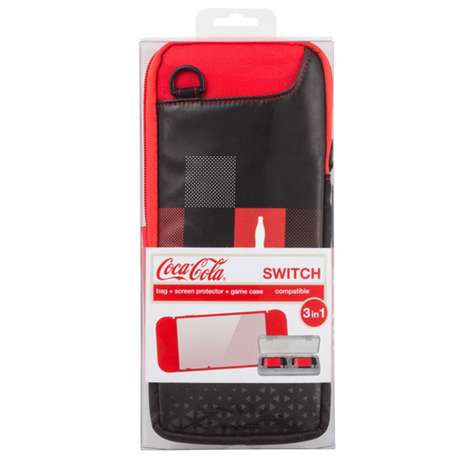 Image of Indeca PW032 custodia per console portatile Custodia a tasca Nintendo Nero, Rosso