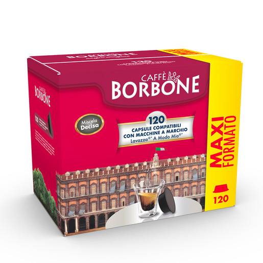 Image of Caffè Borbone Capsule per Lavazza a modo mio caffè Decisa 120 pz