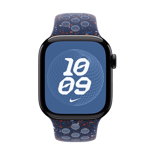 Image of Apple Cinturino Nike Sport Blue Ribbon (42 mm) - M/L
