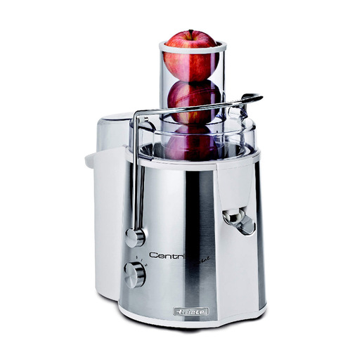 Image of Ariete 173 Centrika Metal - Centrifuga per estrarre succo di frutta e verdura - Beccuccio salvagoccia - Acciaio Inox - 700 Watt - Bianco e Argento
