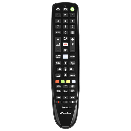 Meliconi Gumbody Personal 3 plus telecomando IR Wireless TV Pulsanti