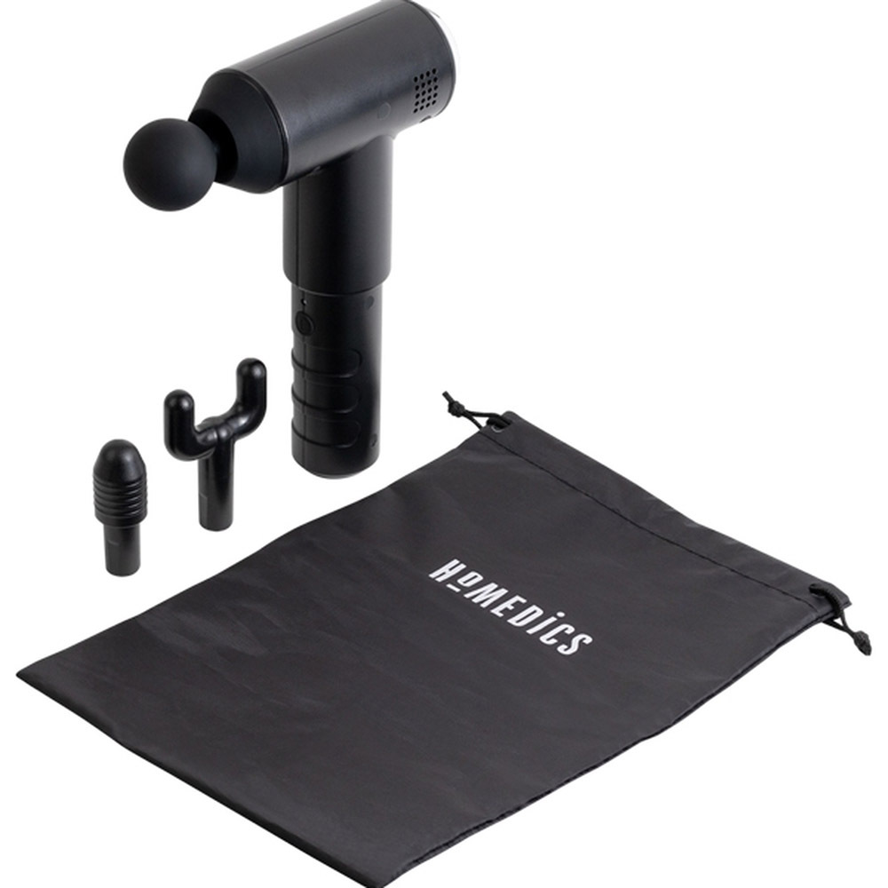 Mini massaggiatore portatile a percussione per tessuti profondi, massaggiatore elettrico portatile con 6 testine di massaggio 4 velocità, miglior regalo (menta