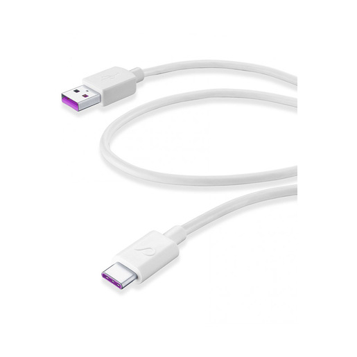Cellularline USB Cable Super Charge - USB-C Cavo da USB a USB-C per la ricarica e sincronizzazione dati