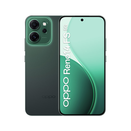 OPPO Reno14 FS 5G 16,7 cm (6.57'') Doppia SIM Android 15 USB tipo-C 12 GB 512 GB 6000 mAh Verde