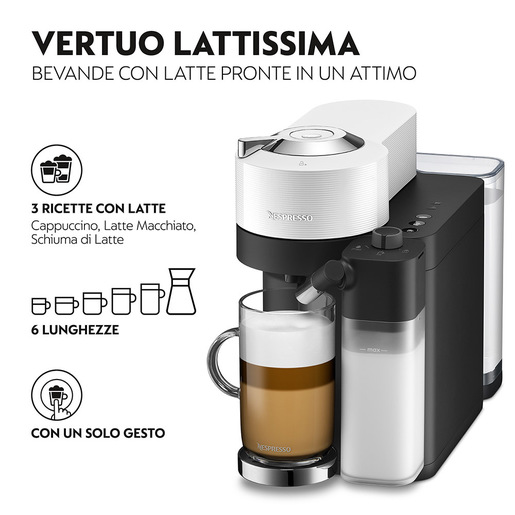 Image of De’Longhi Lattissima One ENV300.W Automatica Macchina per caffè a capsule 1,8 L