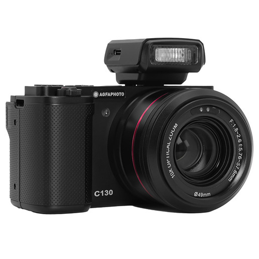 Image of AgfaPhoto C130 1/2.8'' Fotocamera compatta 24 MP CMOS 3840 x 2160 Pixel Nero