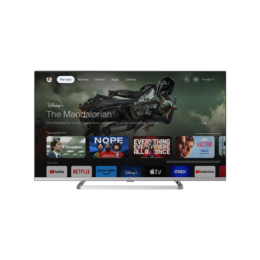 SABA SA40Q80GTV TV 101,6 cm (40'') Full HD Smart TV Wi-Fi Grigio 250 cd/m²
