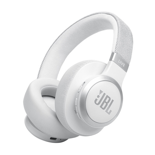 JBL LIVE770NCWHT Cuffie Wireless (Bianco)