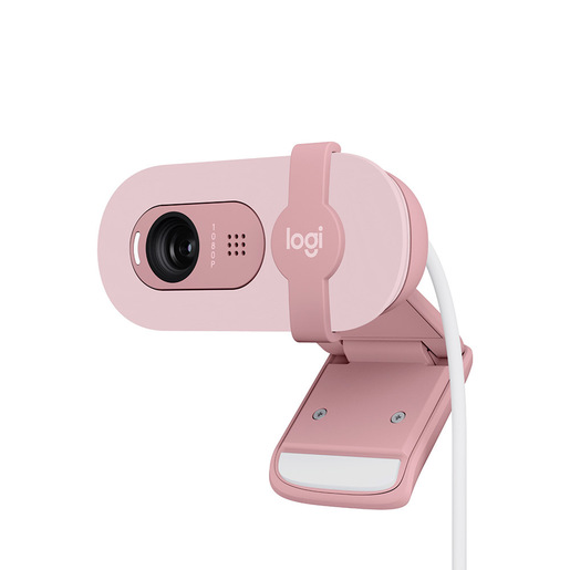 Image of Logitech Brio 100 webcam 2 MP 1920 x 1080 Pixel USB Rosa