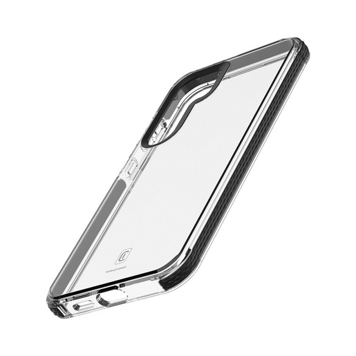 Image of Cellularline Tetra Force Strong Guard - Galaxy S25 Custodia flessibile ultra-protettiva, anti-shock con tecnologia antibatterica Microban® integrata