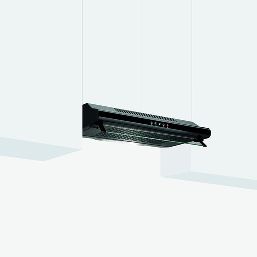 Image of Glem Gas GHC631BK cappa aspirante Incassato Nero 230 m³/h