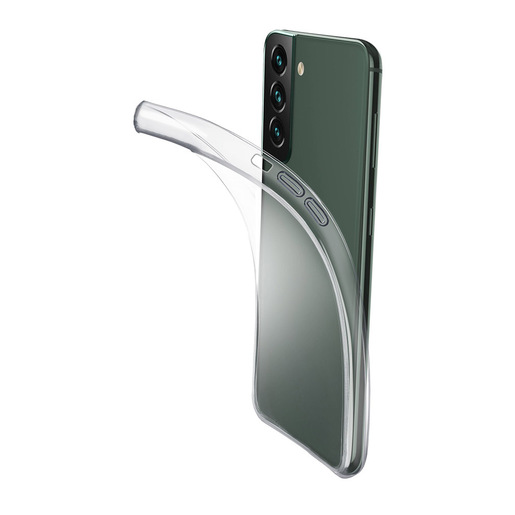 Image of Cellularline Fine - Galaxy S22+ Cover in gomma morbida ultra sottile e trasparente