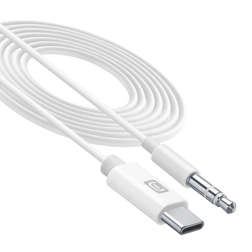 Image of Cellularline AUX MUSIC CABLE TYPE-C Cavo audio da 3.5mm con connettore USB-C