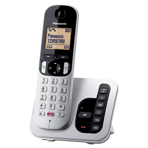 Image of Panasonic Telefono cordless digitale con segreteria telefonica KX-TGC260