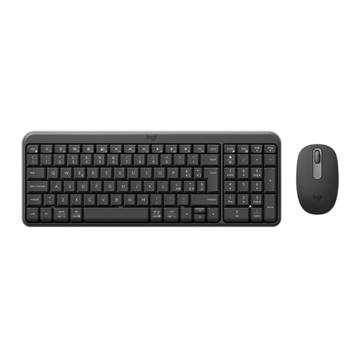Image of Logitech MK250 Compact Bluetooth Wireless Combo tastiera Mouse incluso Universale RF senza fili + Bluetooth Italiano Grafite