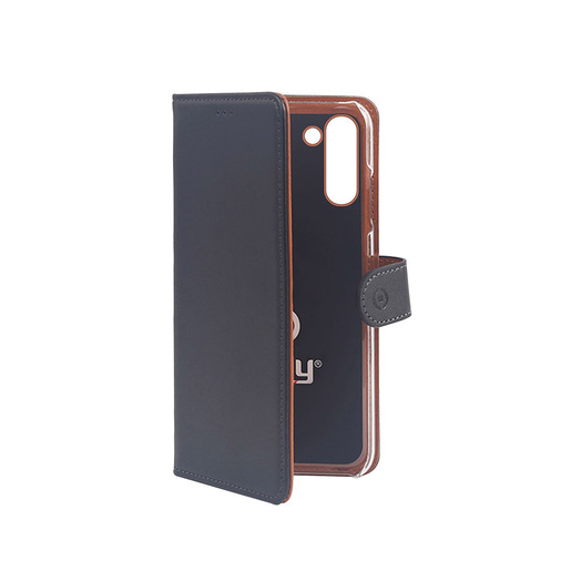 Image of Celly Wally custodia per cellulare 16 cm (6.3'') Custodia a libro Nero, Marrone cod015
