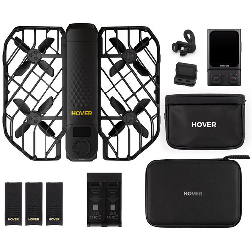 Image of HOVERAir X1 PROMAX Ultimate Cycling Kit drone fotocamera 4 rotori Quadrirotore 48 MP 1920 mAh Nero
